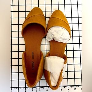 TOMS Jutti d'Orsay Flat size 7 Brown